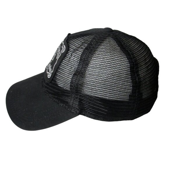 Trucker Hat Jack Daniels Old No.7 Field Tester Black Mesh Snapback Cap One Size - Picture 4 of 5